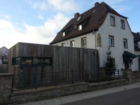 Anbau Vinothek und Bestandsgebäude - Ansicht Heerweg